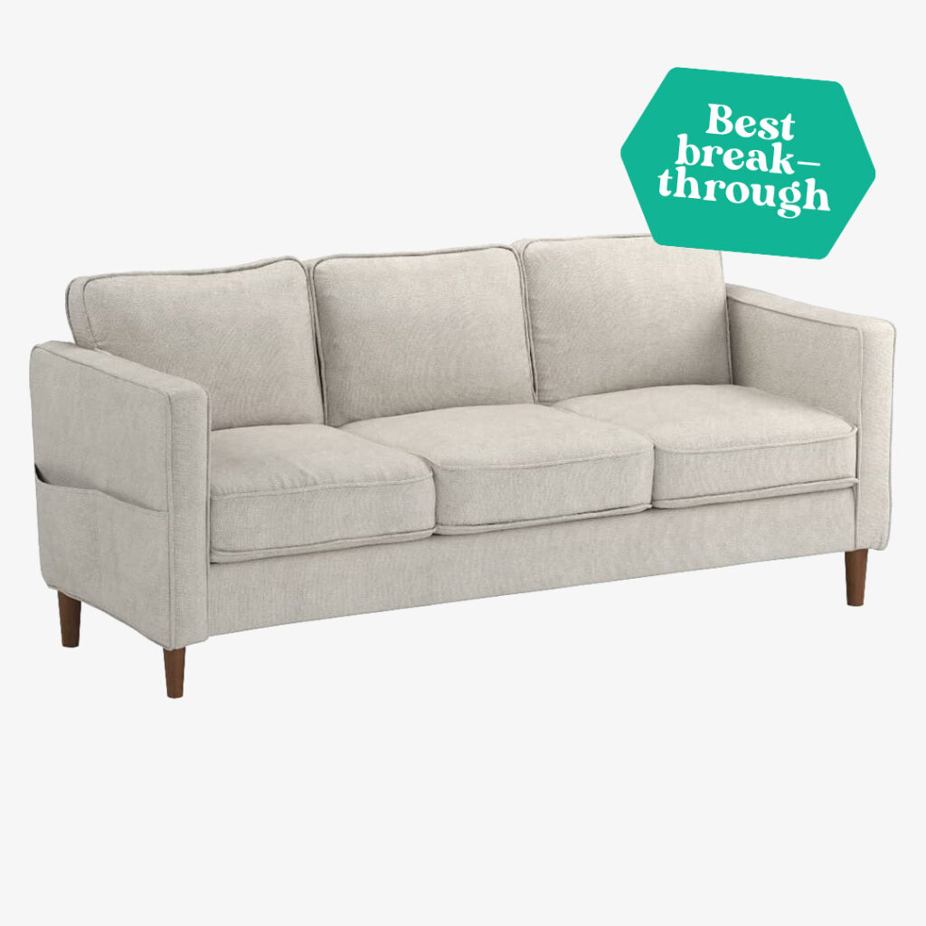 canvas sofa: mellow hana modern sofa