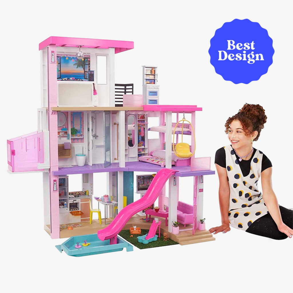 barbie dreamhouse: dollhouse with 75+ accessories 