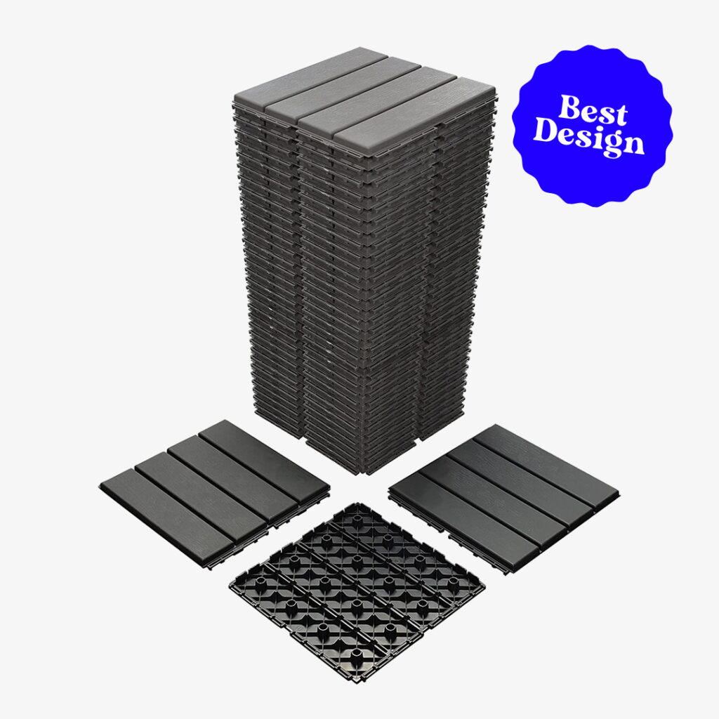 outdoor floor ideas: minchi257 plastic interlocking deck