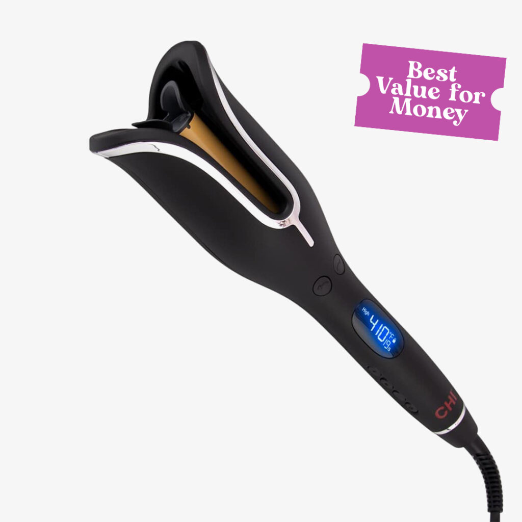 curling iron spinning: chi spin n curl