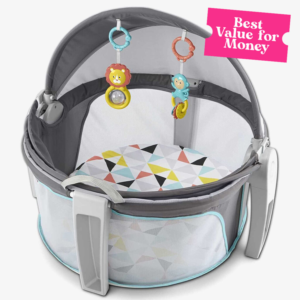 baby shower gift ideas: fisher price portable bassinet