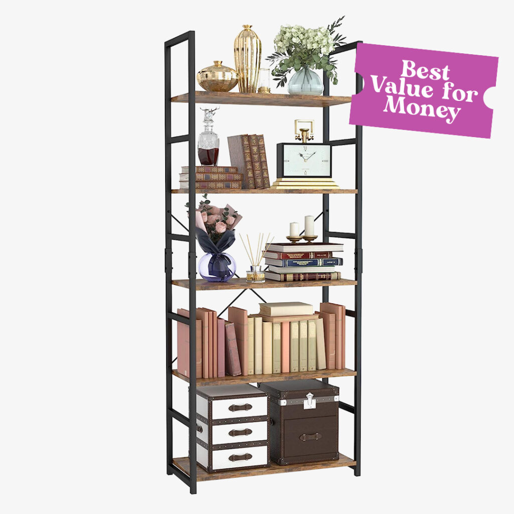 industrial bookcase: numenn 5 tier 