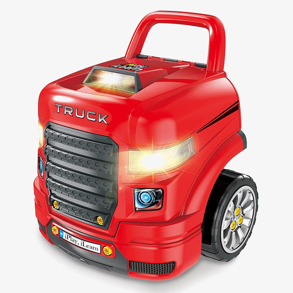 gifts for 3-year-old boy: iplay ilearn large truck engine toys