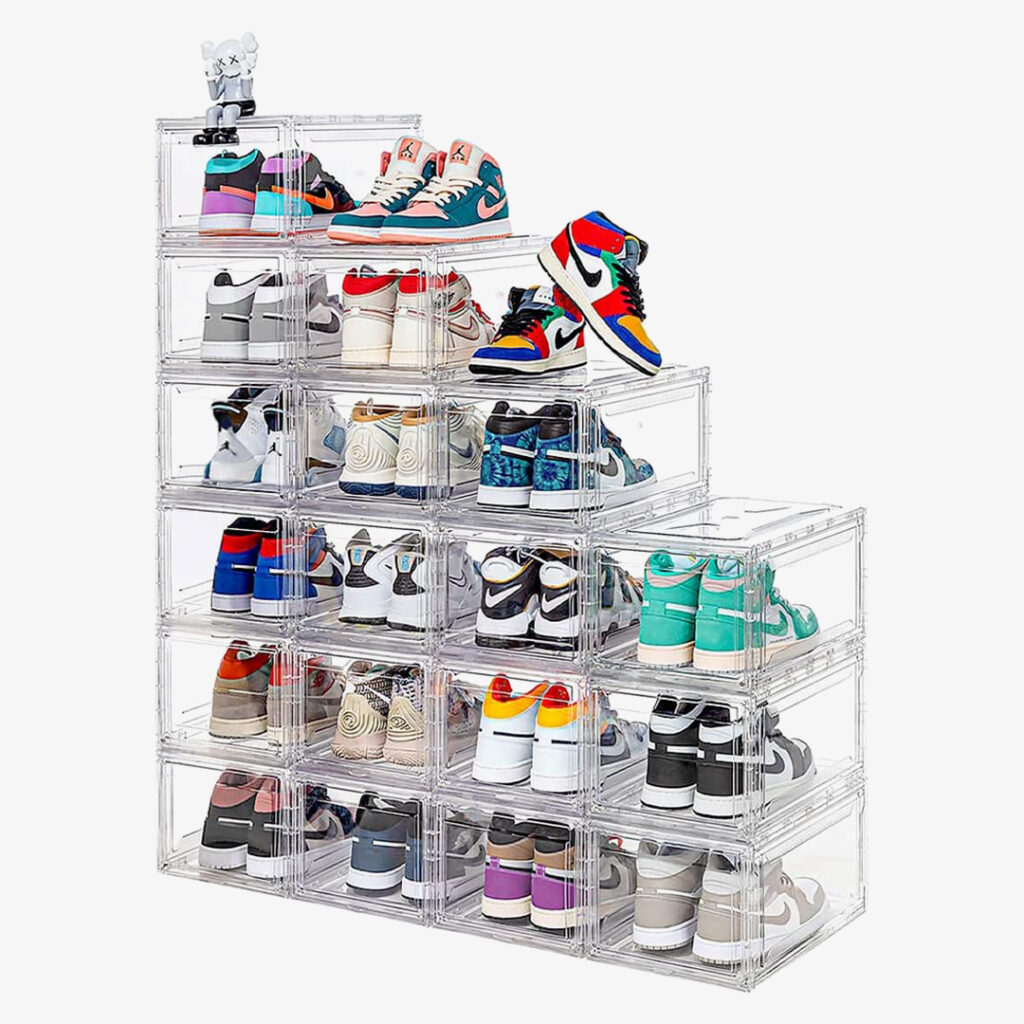 shoe display ideas: mmbaby 12 pack acrylic