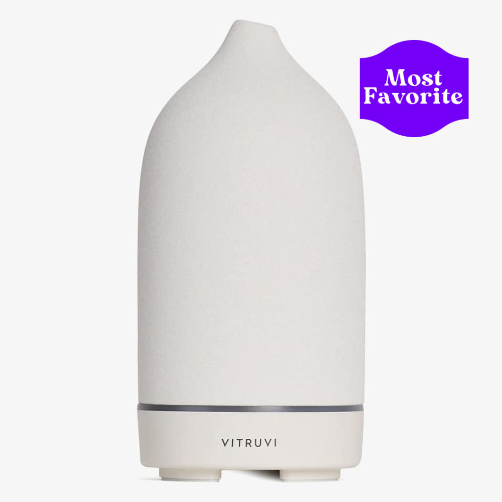 most favorite Vitruvi Stone Diffuser Ceramic Ultrasonic Essential Oil Diffuser for Aromatherapy