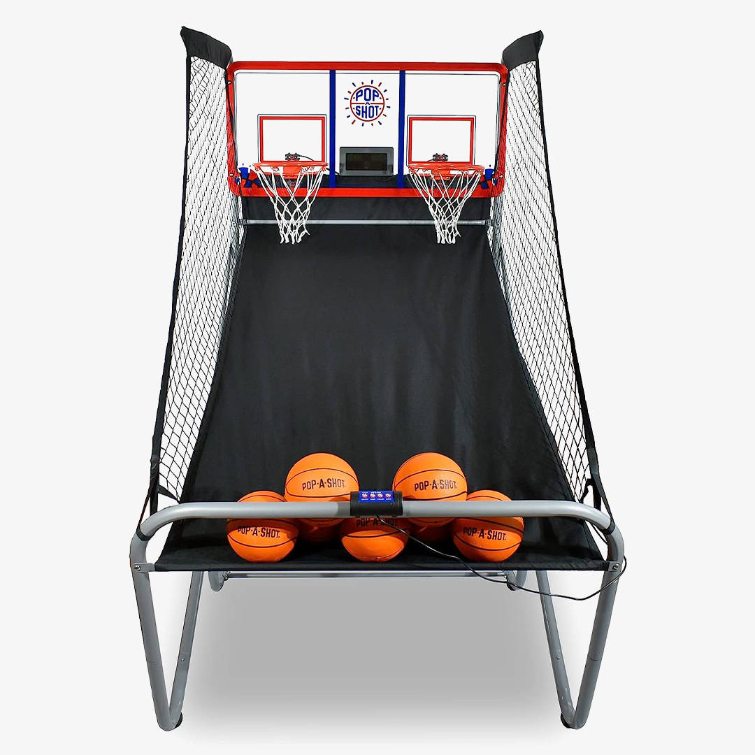All New Pop A Shot Official Indoor Outdoor Dual Shot Basketball Arcade Game