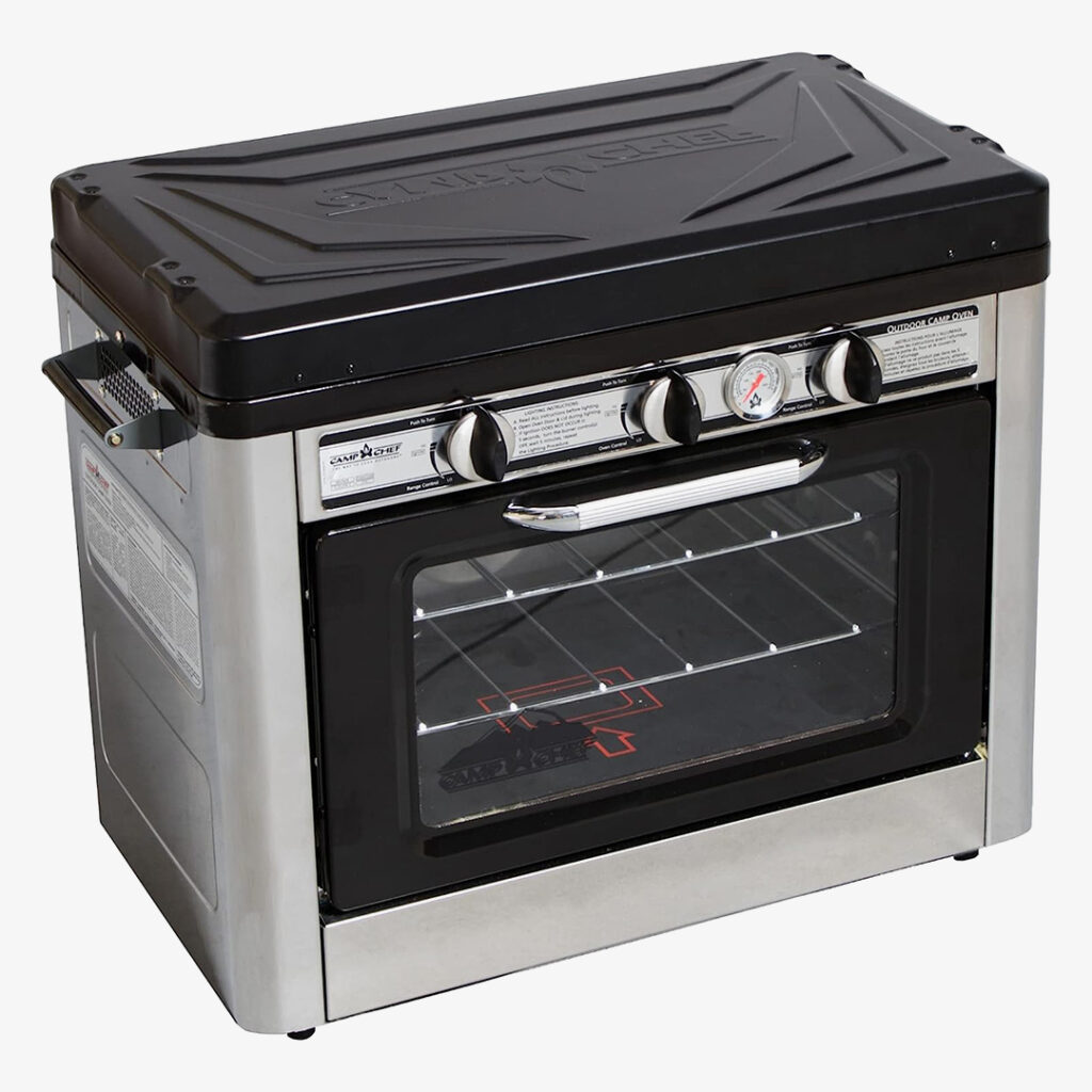 best camping kitchens: Camp Chef Deluxe Outdoor Camp Oven
