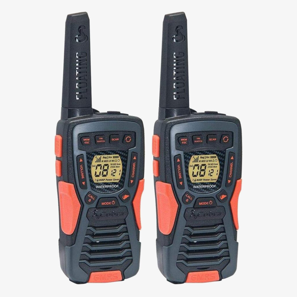 best long range walkie talkie: cobra acxt1035r