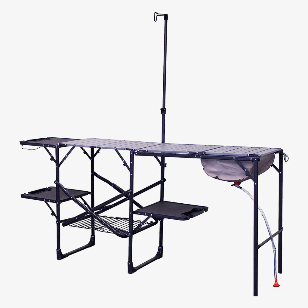 best camping kitchens: GCI Portable Folding Table
