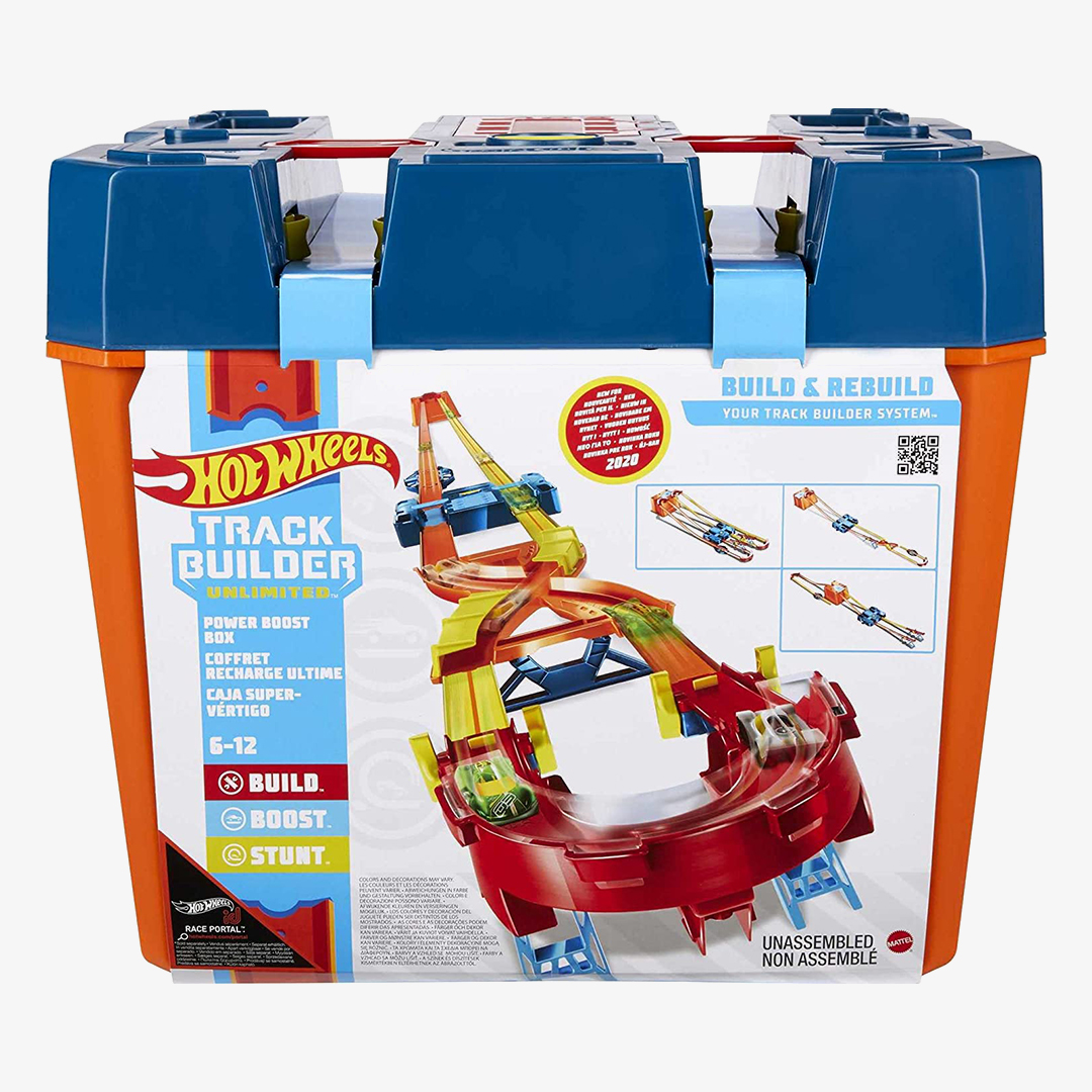 Hot Wheels Track Builder Unlimited Power Boost Box 1