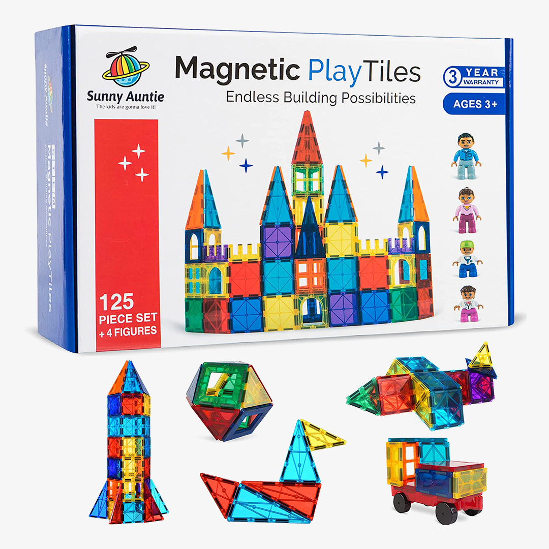 Magnetic Tiles 125 PCS Tiles Building Set 1