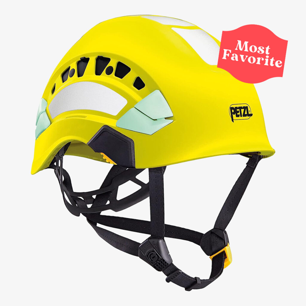 best climbing helmet: PETZL, Vertex Vent Hi-Viz Helmet
