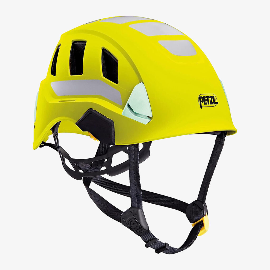 best climbing helmet: PETZL, Strato Vent Hi-Viz Helmet
