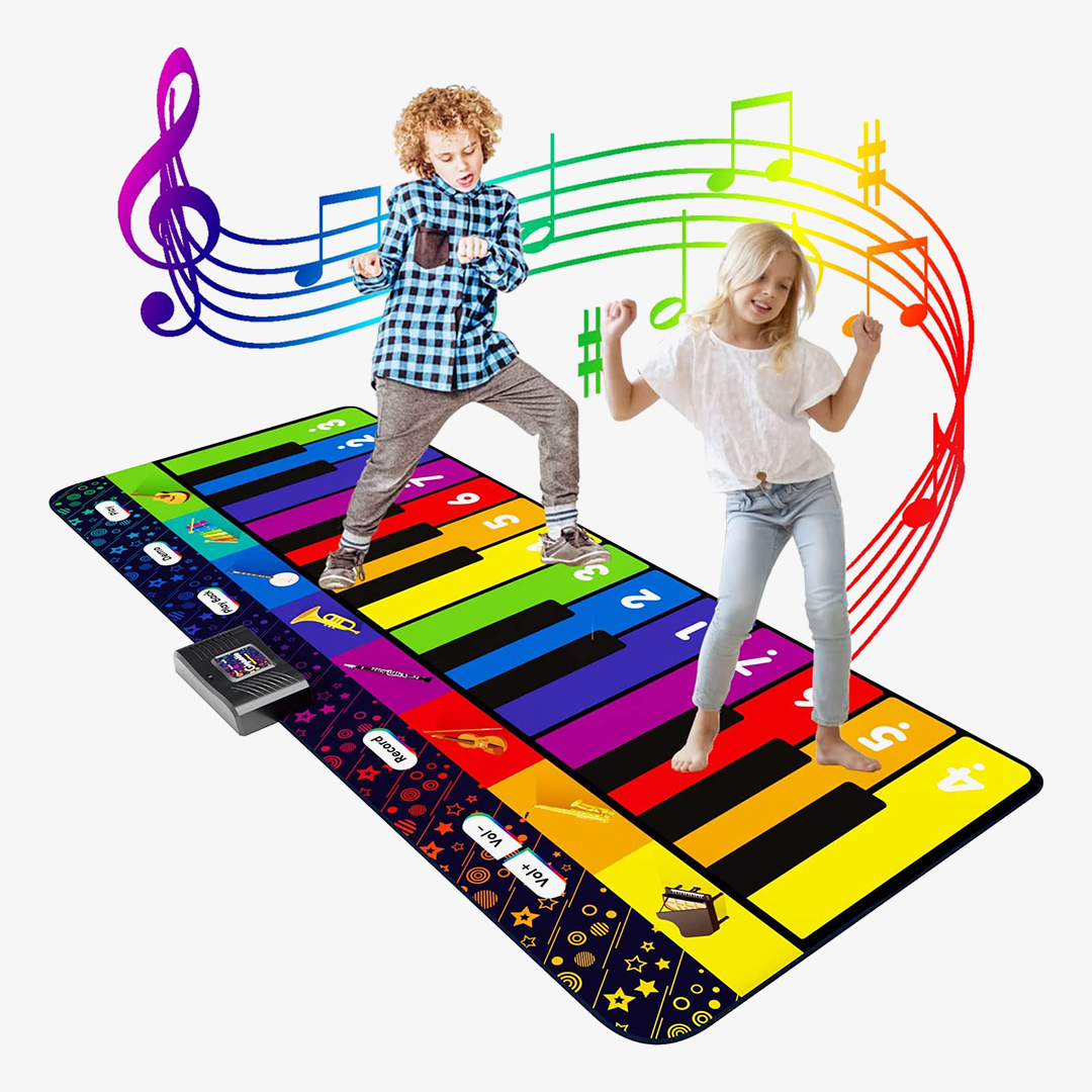 SUNLIN 6 ft. Floor Piano Mat for Kids Toddlers