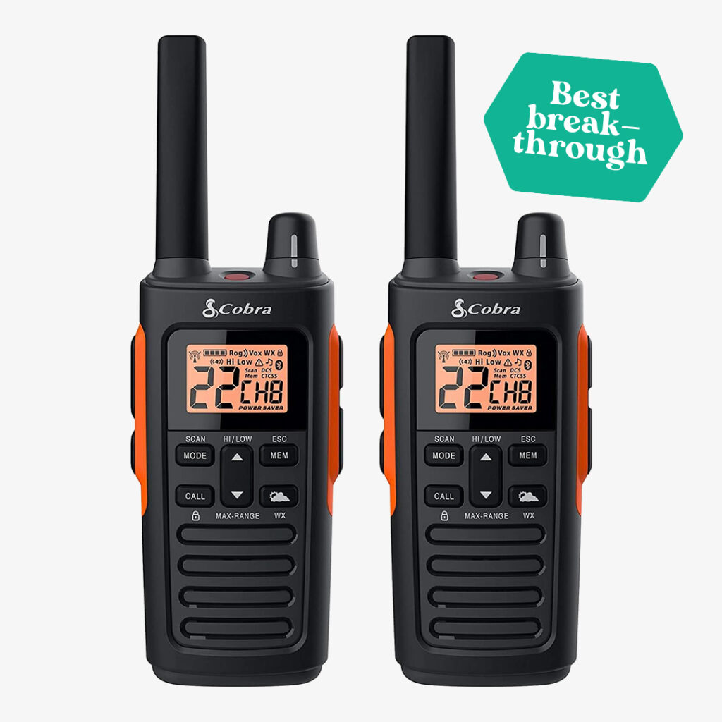 best long range walkie talkie: cobra rx680