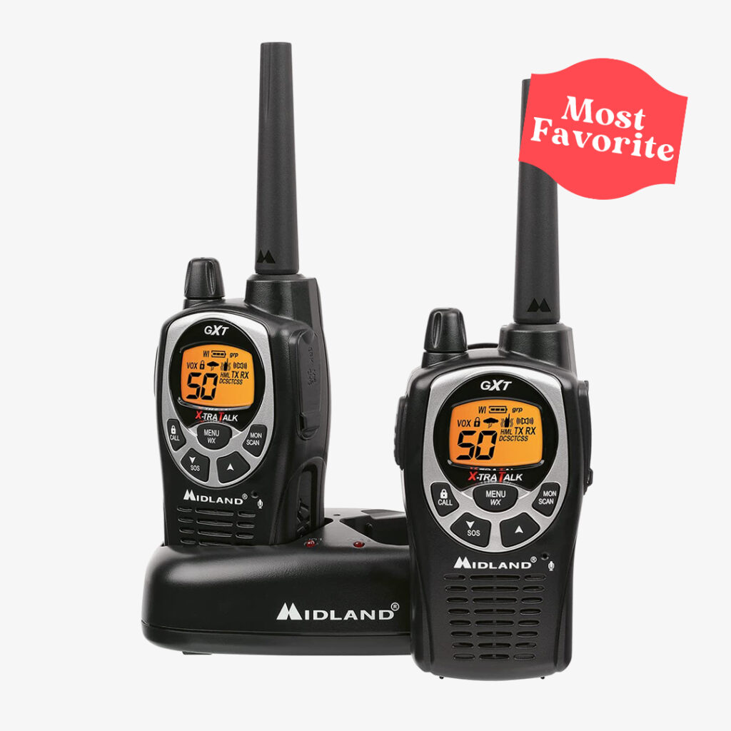 best long range walkie talkie: midland 50 channel