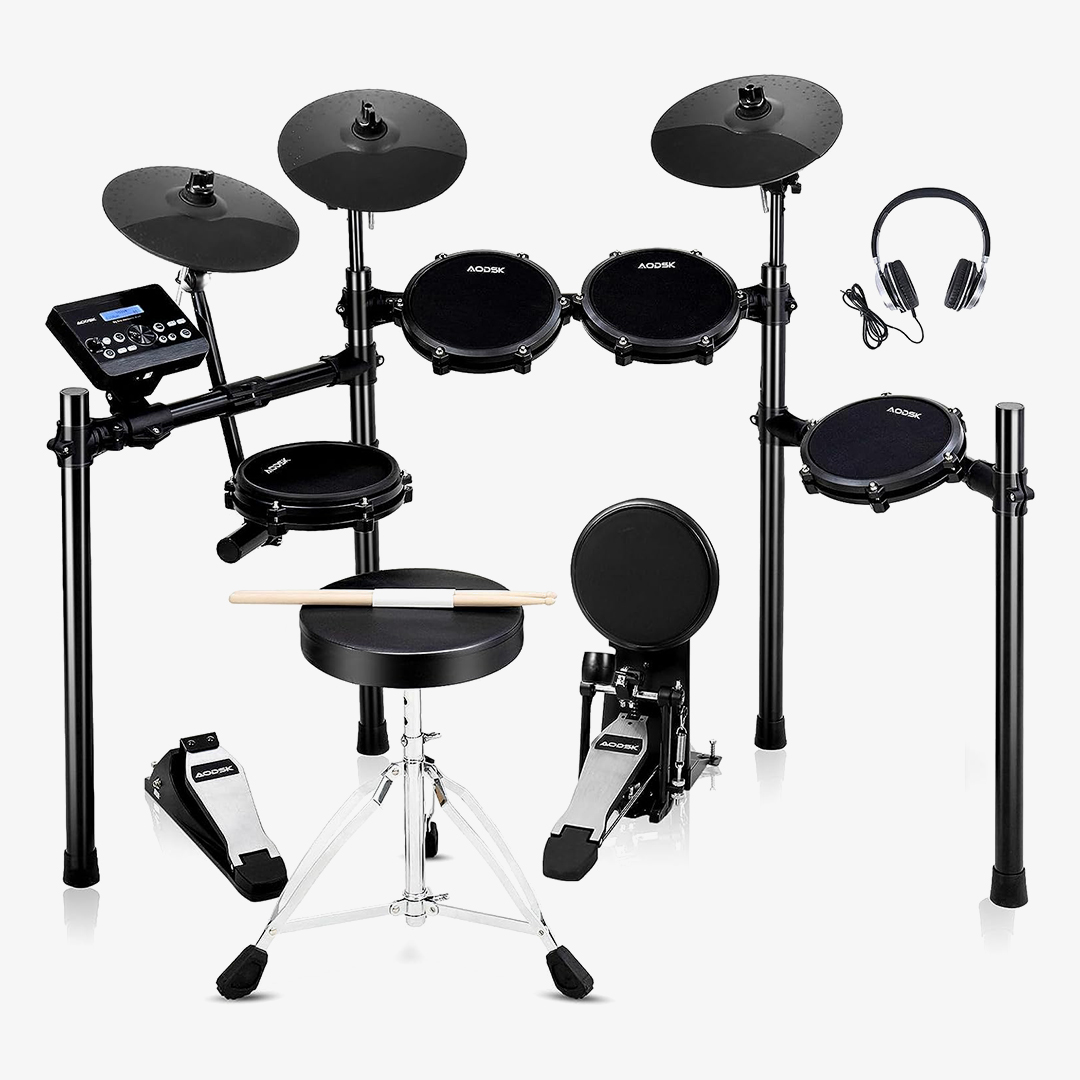 AODSK Electric Drum Set - best electronic drum set under 1000