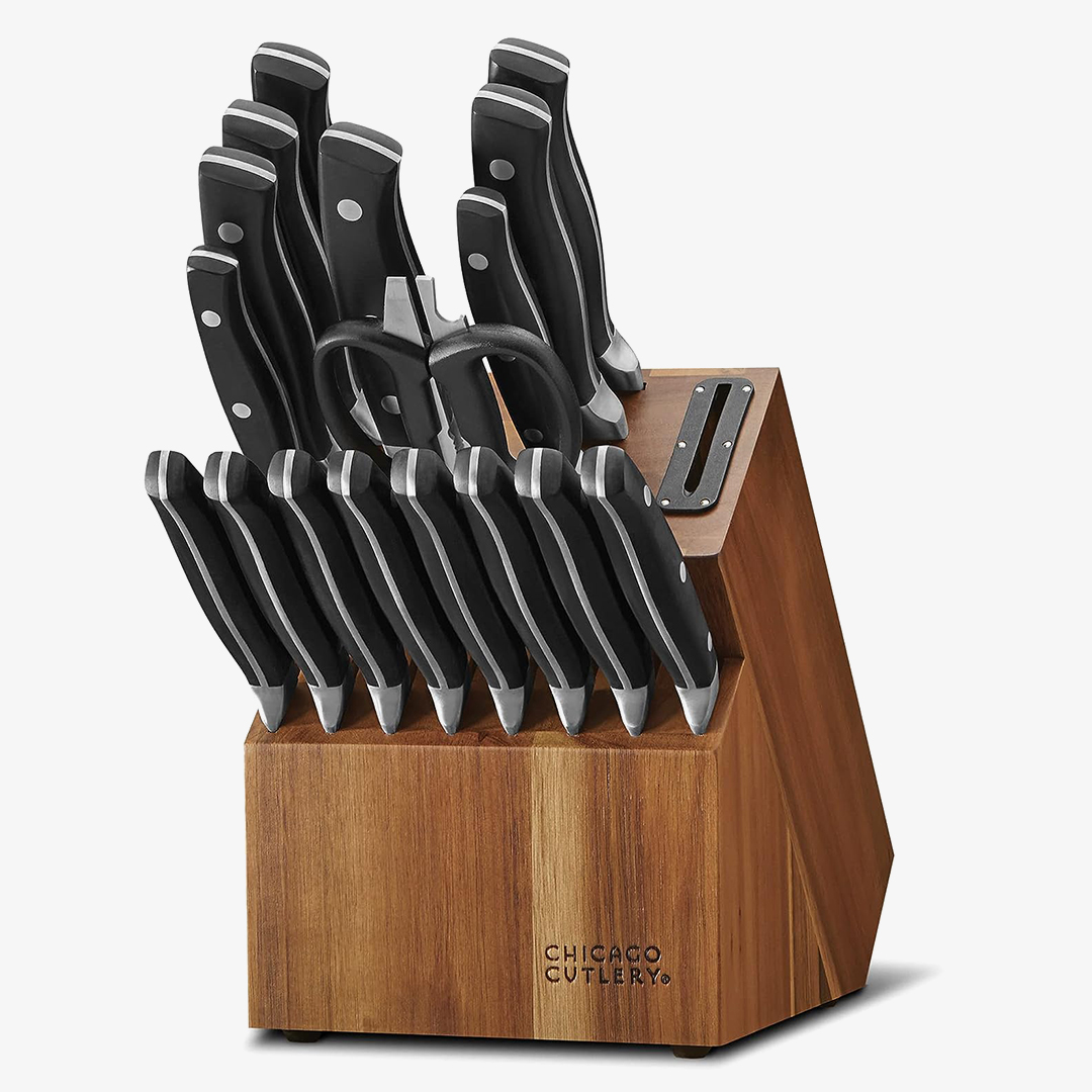 Chicago Cutlery Kitchen Knife Set - best knife set under 100