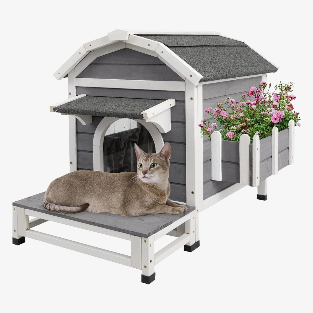 Gowoodhut Cat House - extra large outdoor cat house