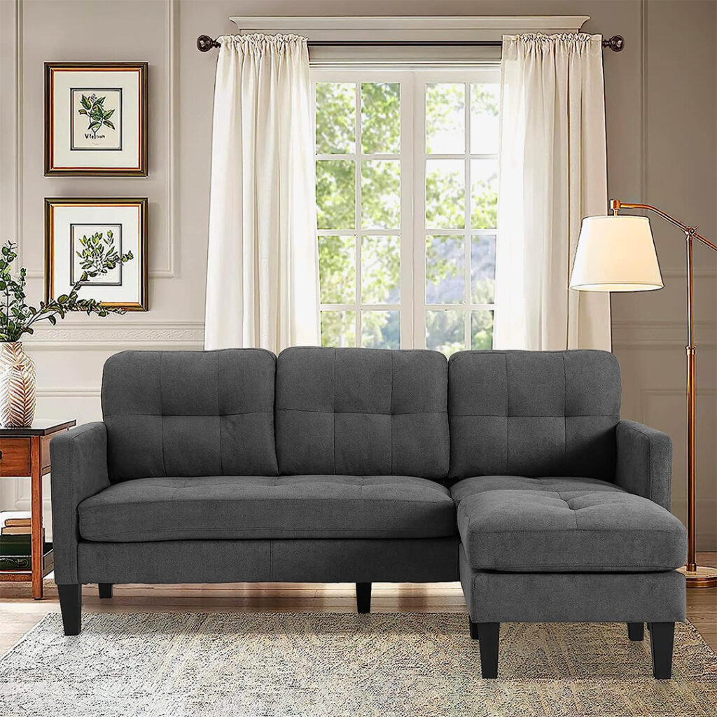 Grepatio Convertible Sectional Sofa Couch