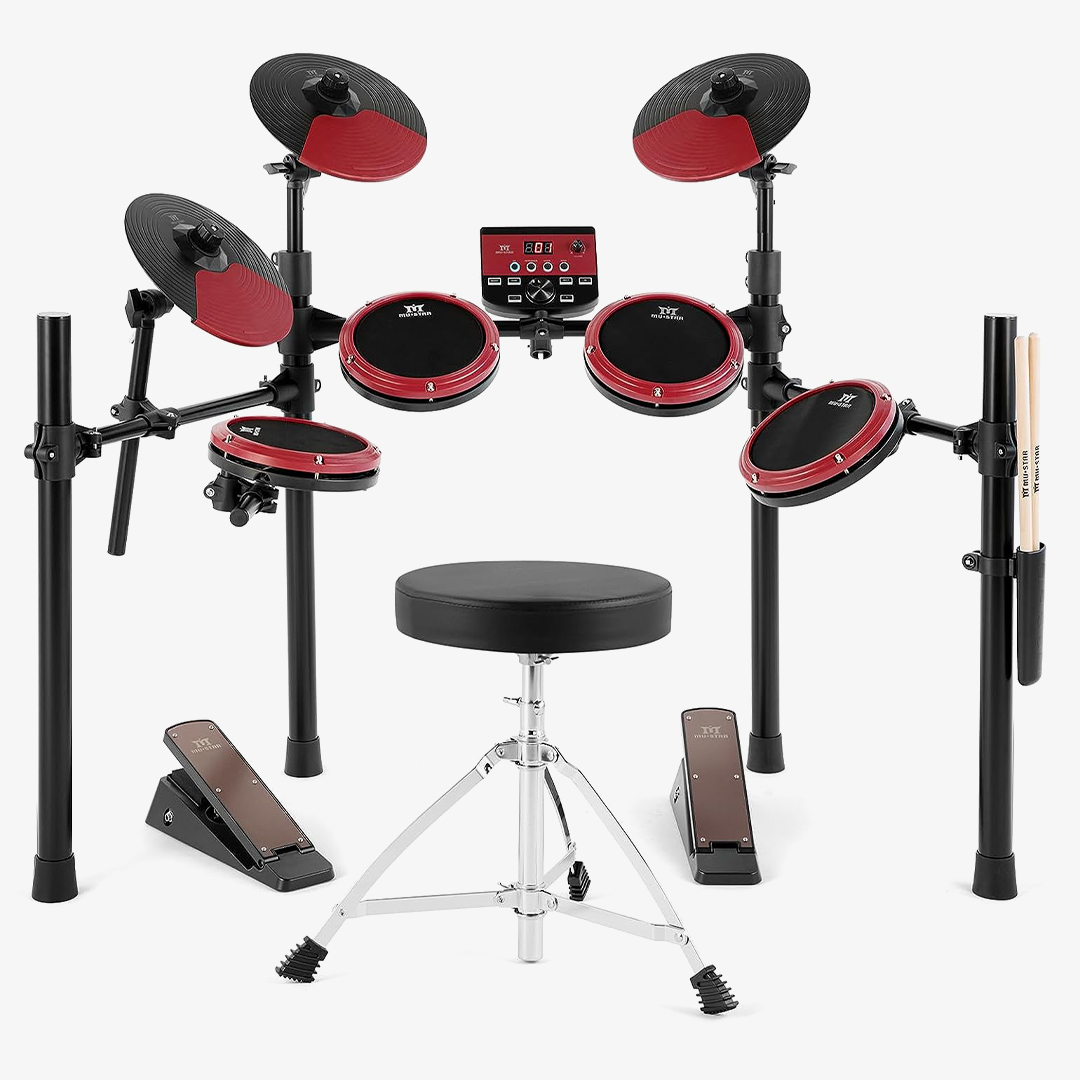 MUSTAR Electronic Drum Set - best electronic drum set under 1000