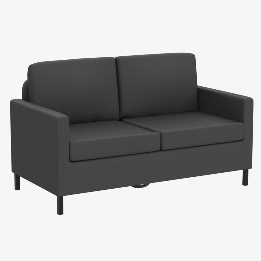 TYBOATLE Fabric Modern Loveseat Sofa Couch for Living Room