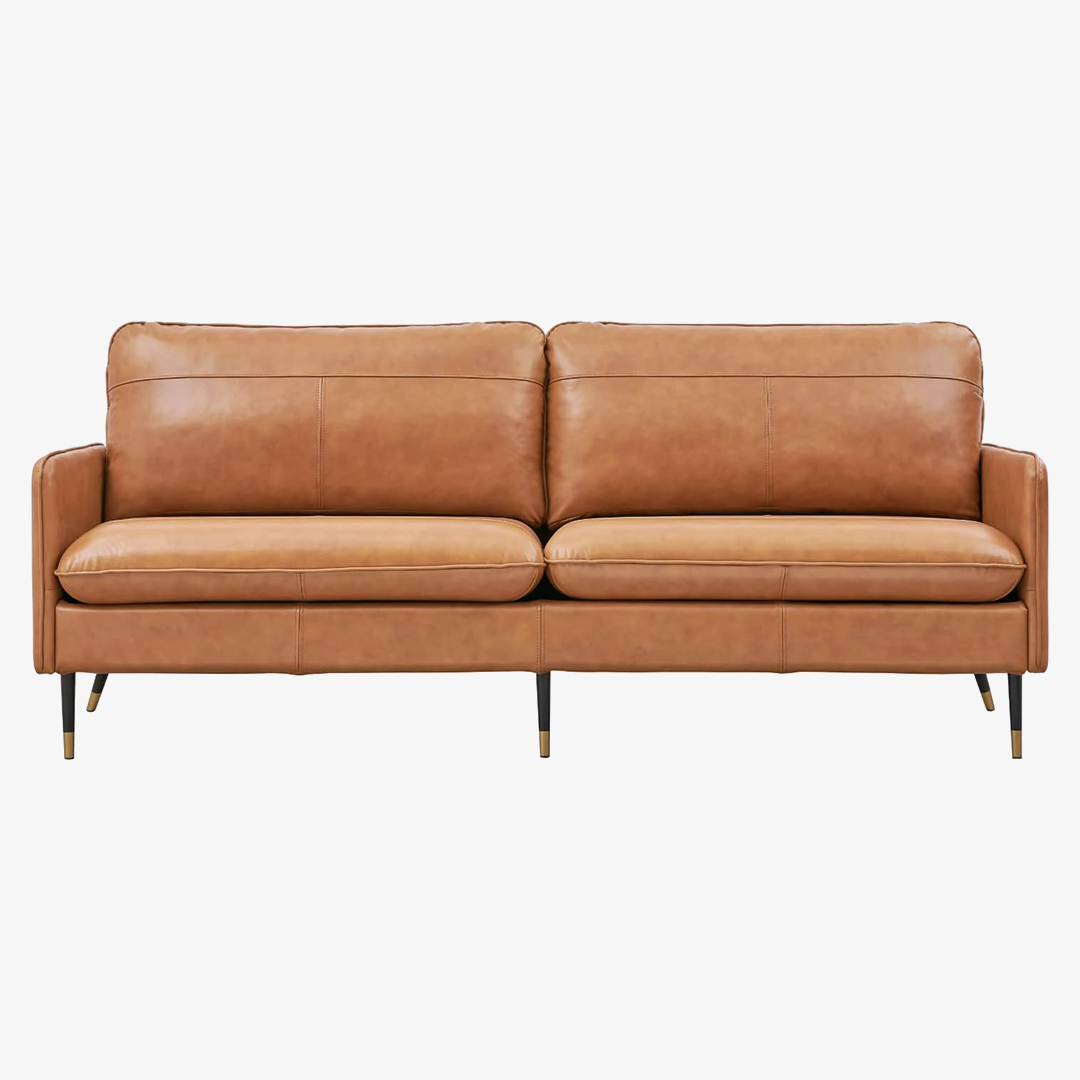 Z-hom Genuine Leather Sofa - most comfortable sofas