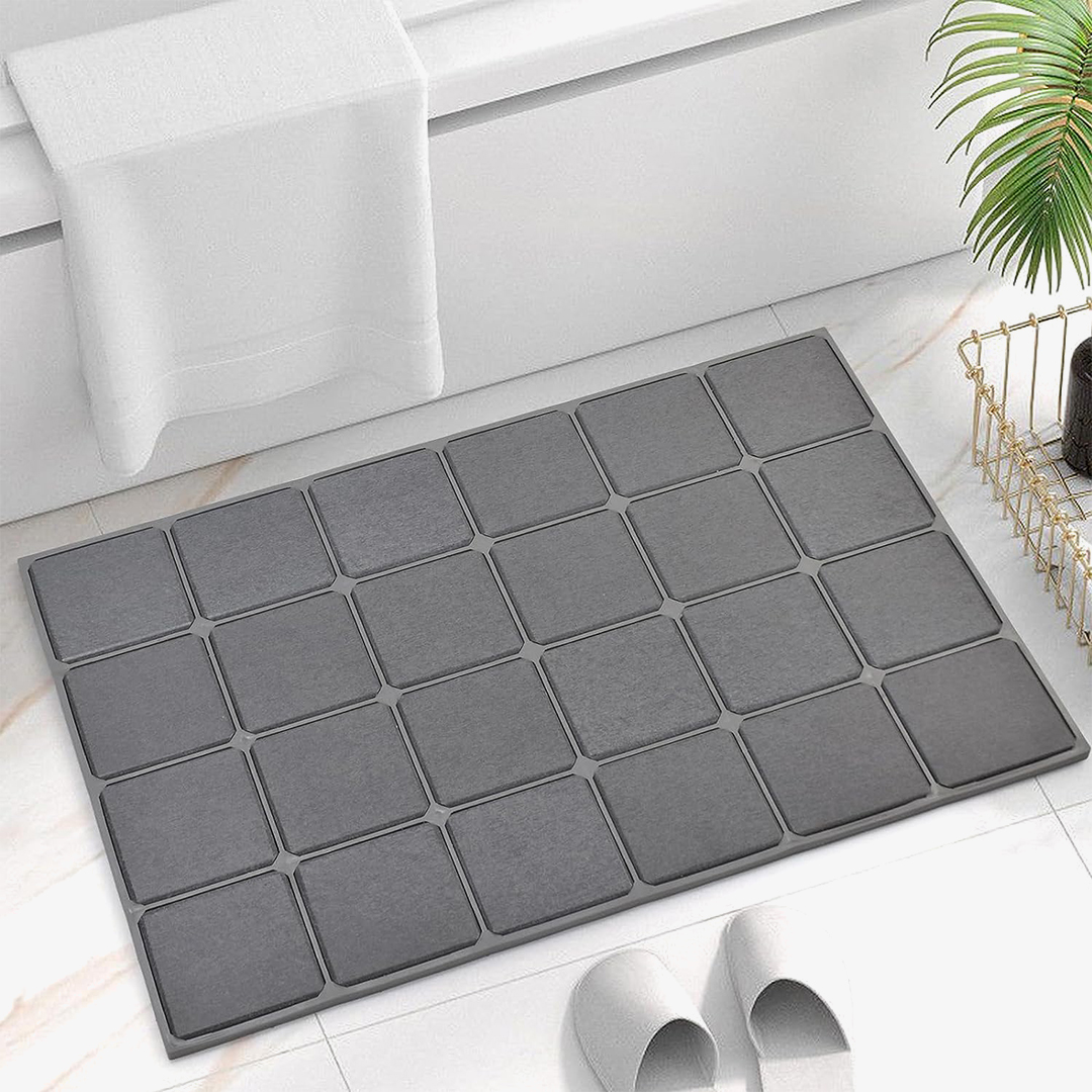 stone bath mat