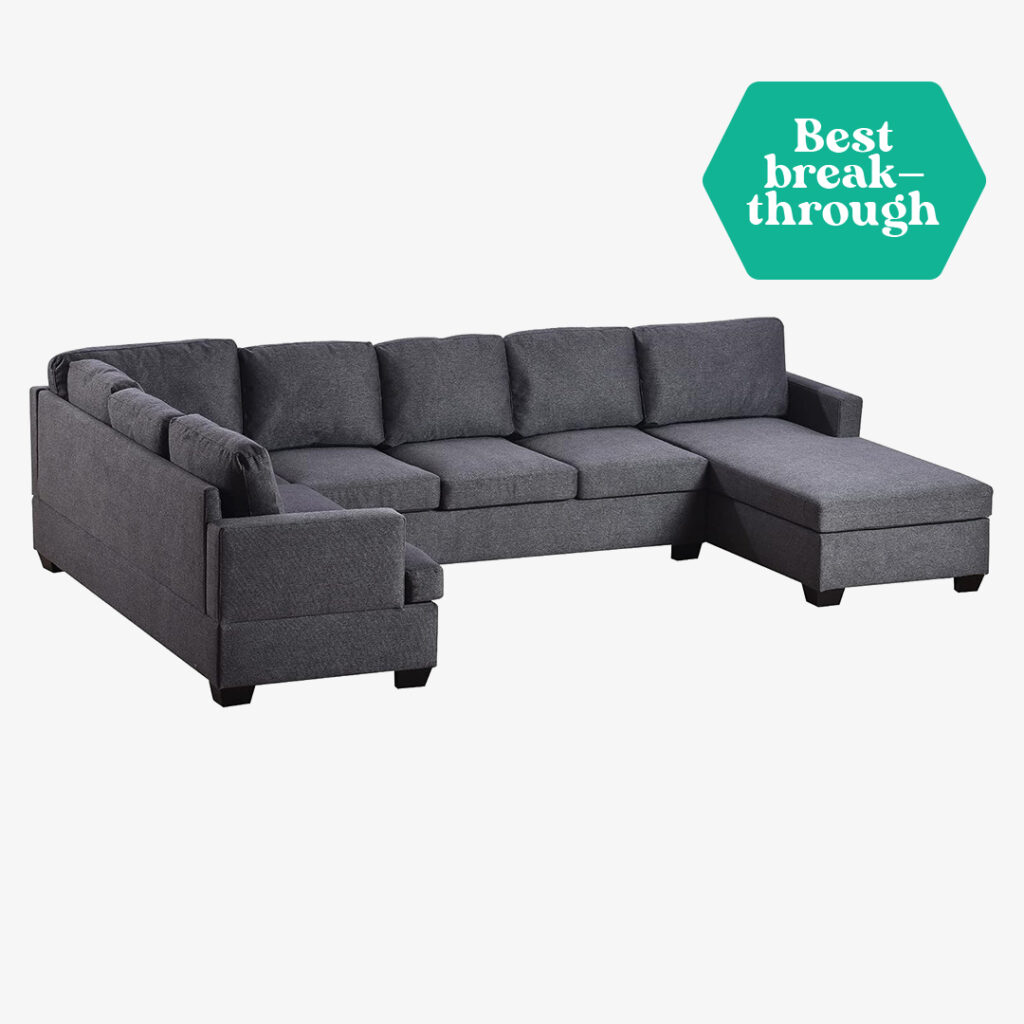Best breakthrough Merax Modern Large Upholstered U Shape Sectional Sofa