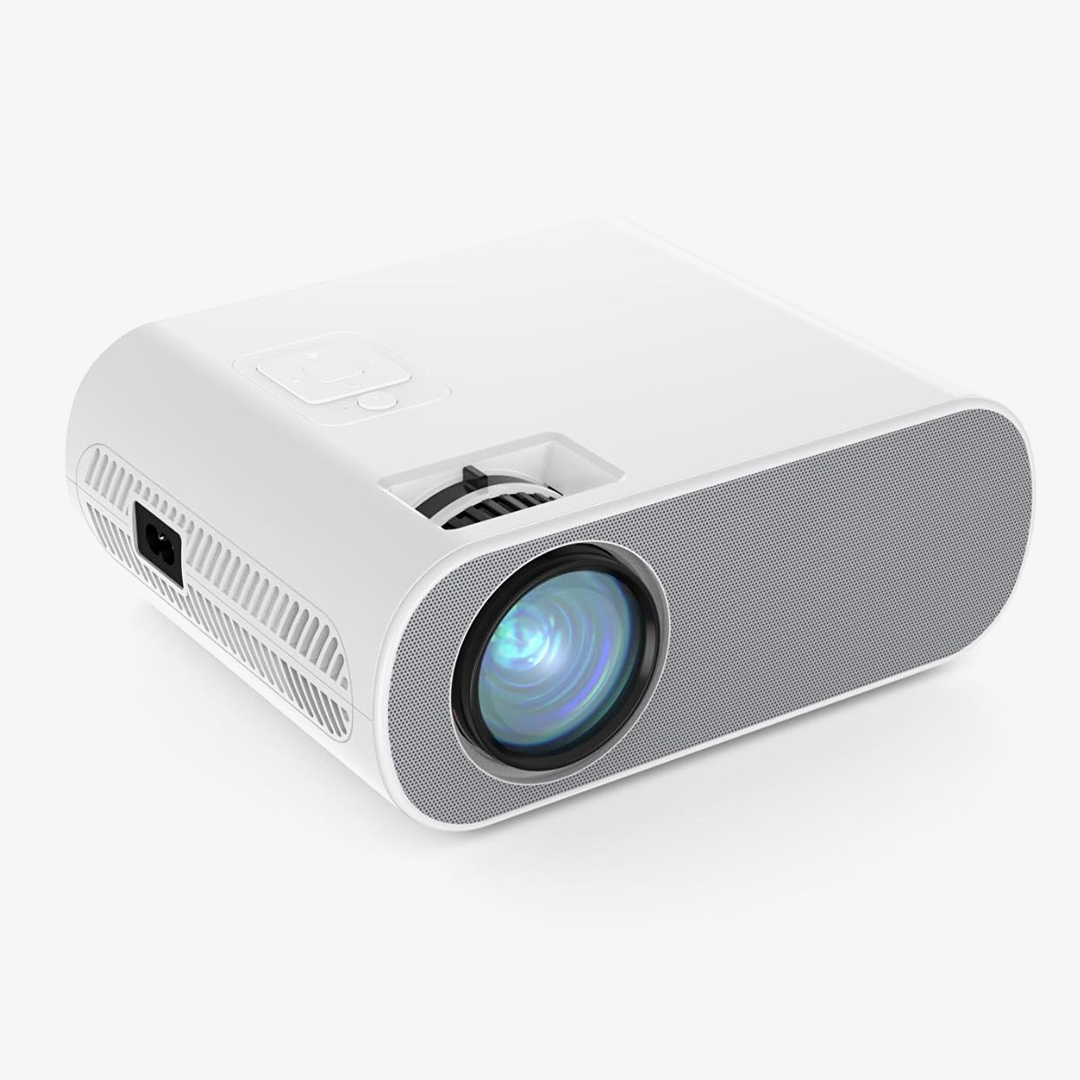 HOMPOW Projector Native 1080P Full HD Bluetooth Projector with Speaker