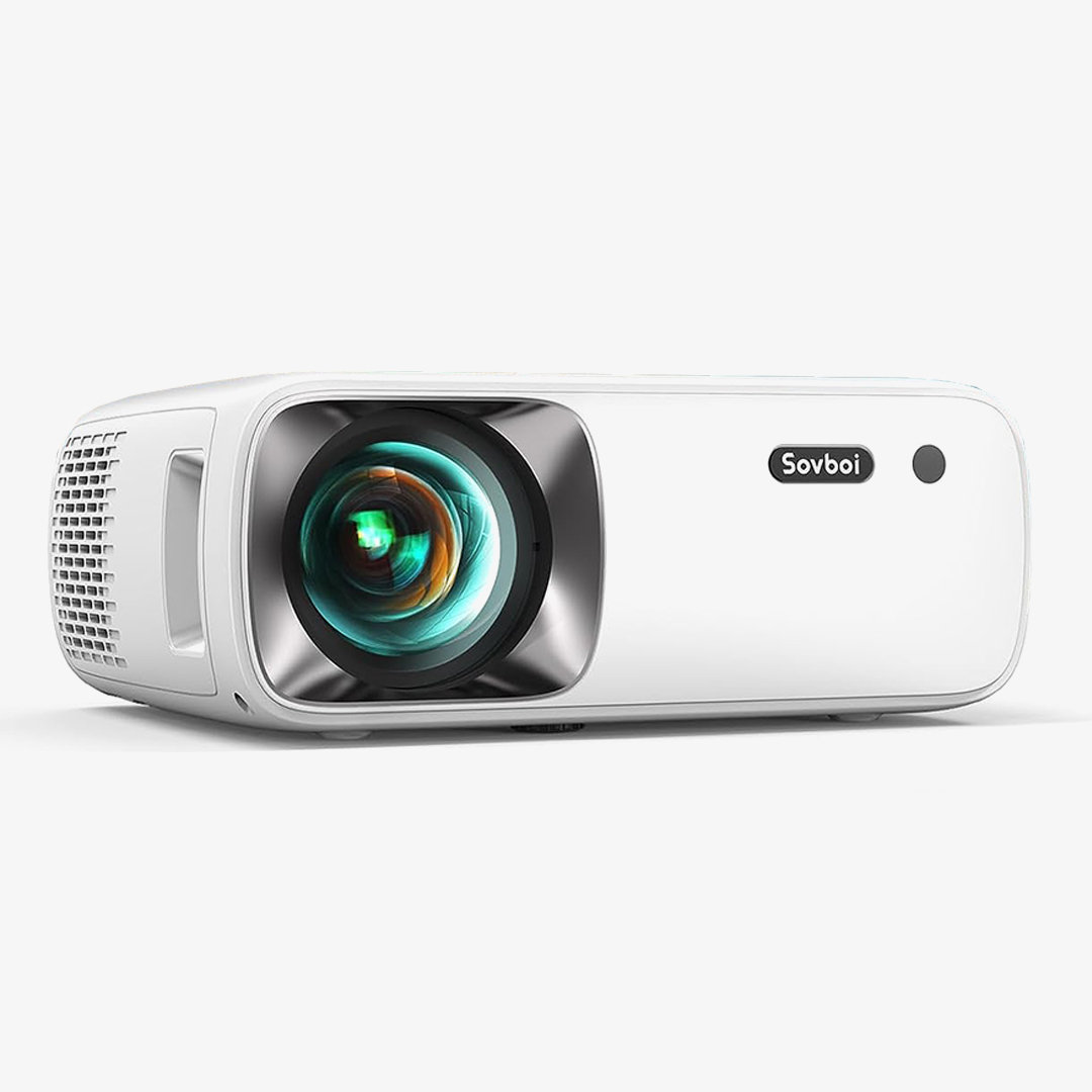 Outdoor Projector 4K with WiFi and Bluetooth 20000L 600 ANSI Native 1080P Projector