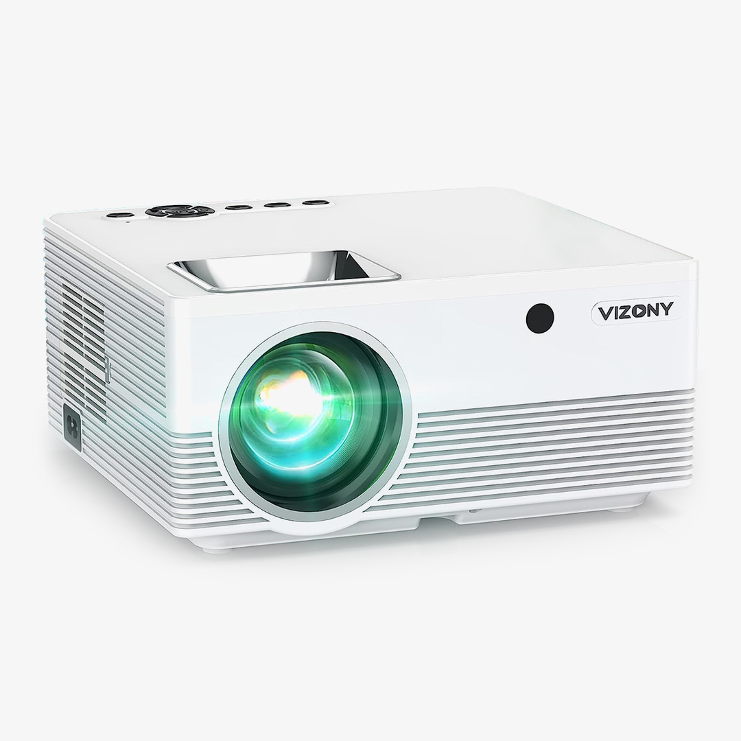 VIZONY Projector with 5G WiFi and Bluetooth 20000L 600ANSI Full HD Native 1080P Projector