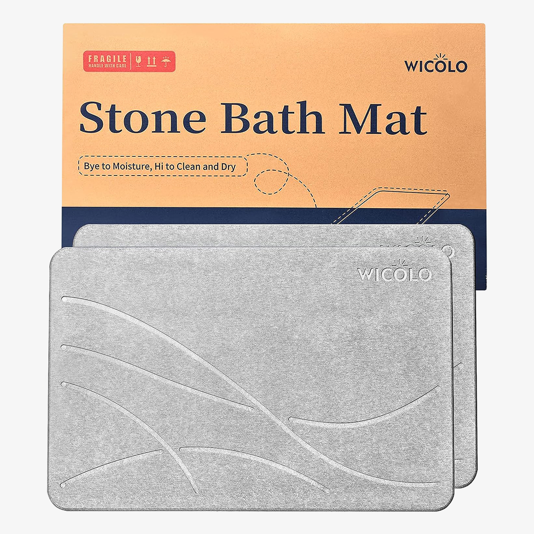 stone bath mat